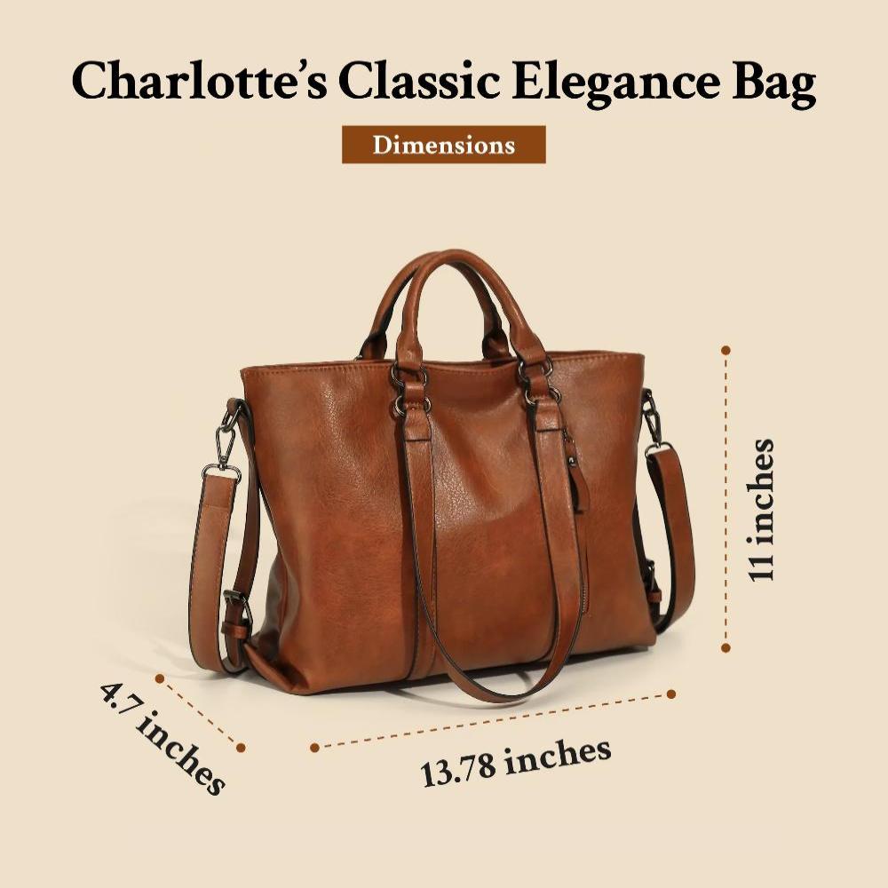 Klasična Elegancija Charlotte | Vintage Torba (KUPI 1, DODAJ 1 BESPLATNO)