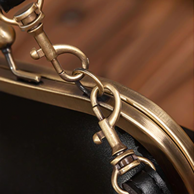 Vintage Kiss-Lock Torba - Retro Chic Osnovna