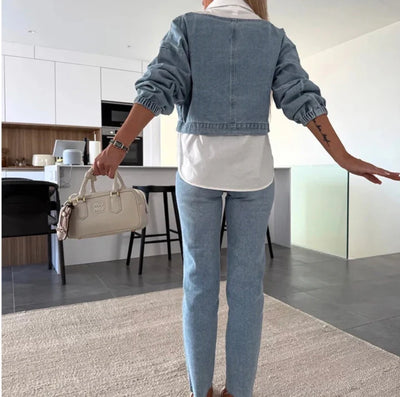 Avangardni denim – dvodelni komplet koji postavlja trendove