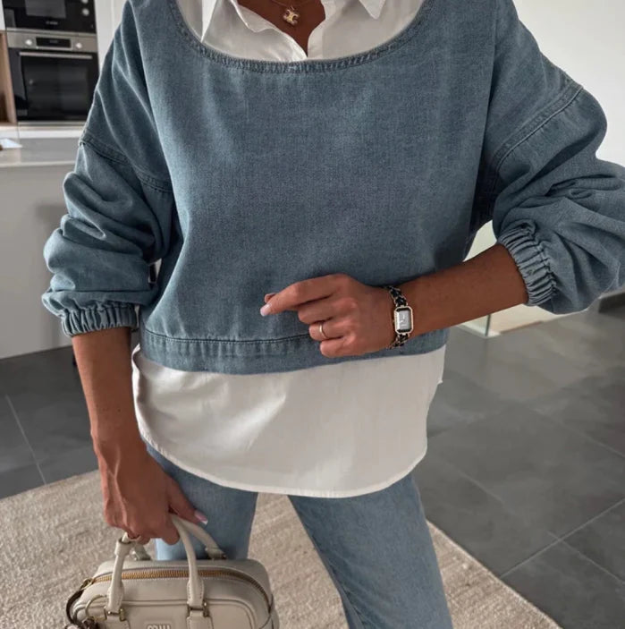 Avangardni denim – dvodelni komplet koji postavlja trendove