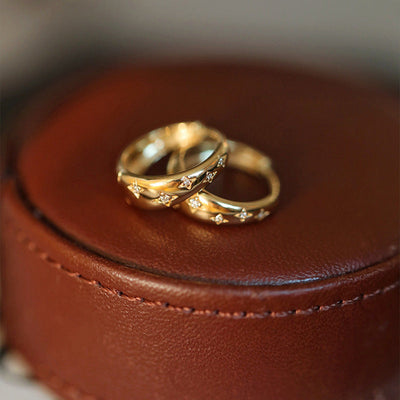 Visoke zlatne i srebrne naušnice