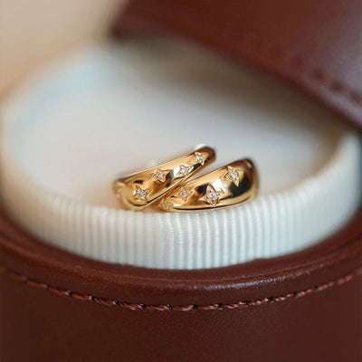 Visoke zlatne i srebrne naušnice