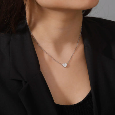 Večni Srce Inicijal Choker Ogrlica
