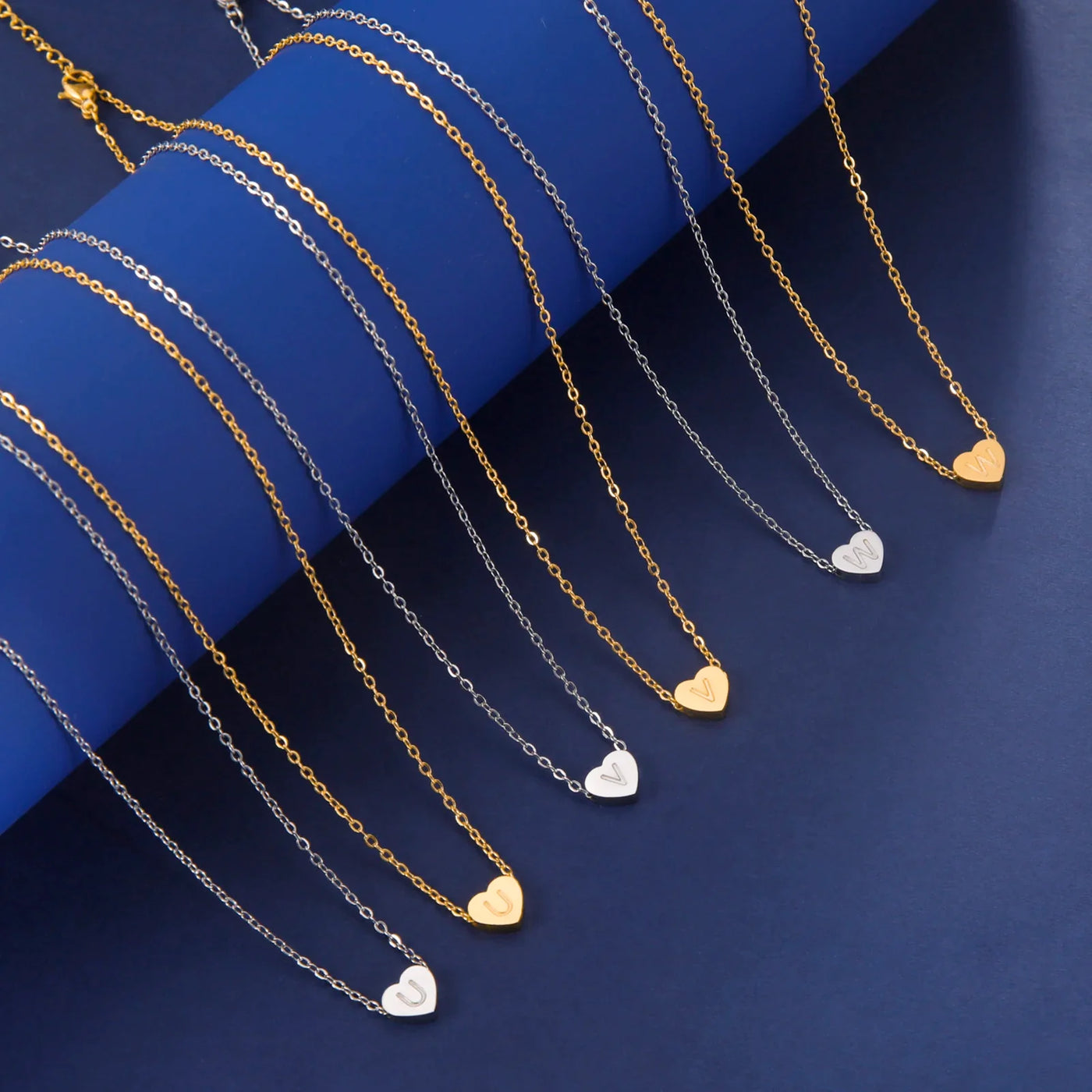 Večni Srce Inicijal Choker Ogrlica