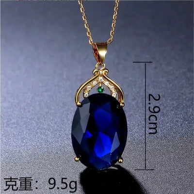 Sofisticirana Ogrlica sa Kristalnim i Opalnim Ogrlicama