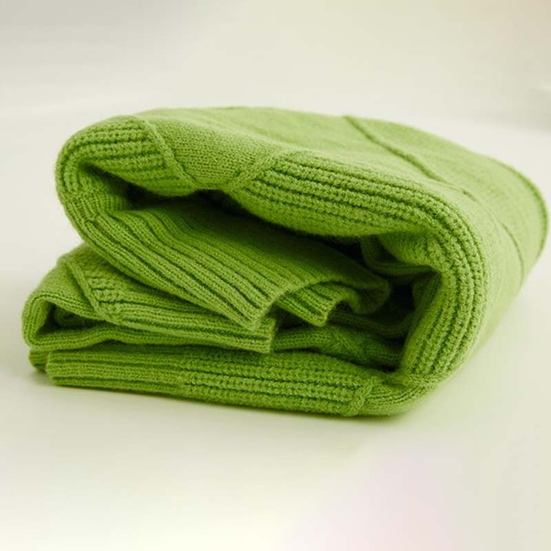 Eleanor™ | Pleteni džemper sa teksturom i visokim ovratnikom