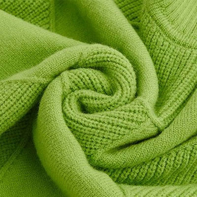 Eleanor™ | Pleteni džemper sa teksturom i visokim ovratnikom