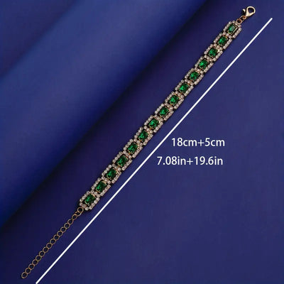 Narukvica od zlata u smaragdno zelenoj boji