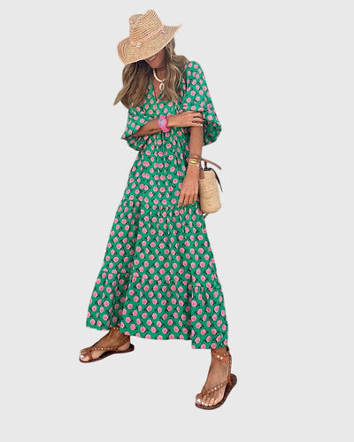 Sarah™ - Boho Maxi Haljina