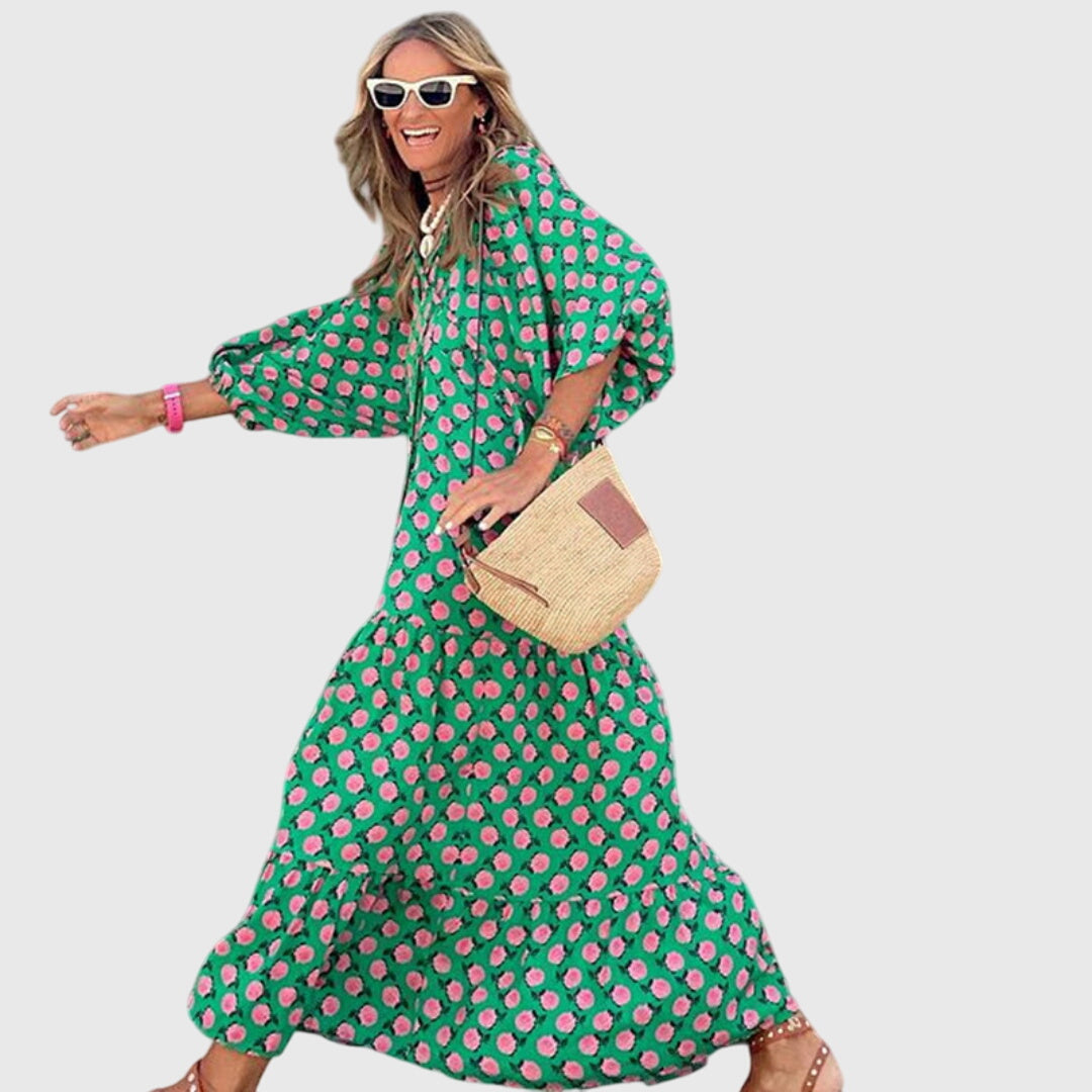 Sarah™ - Boho Maxi Haljina