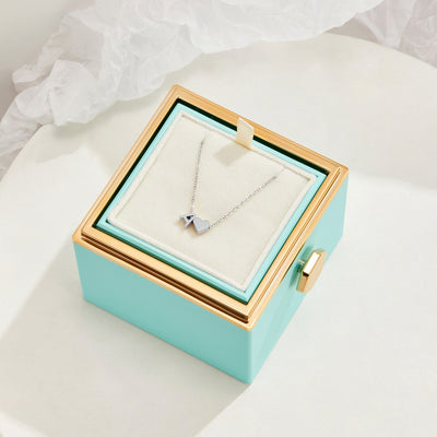 Večna ljubav & srebrna ogrlica sa pismom