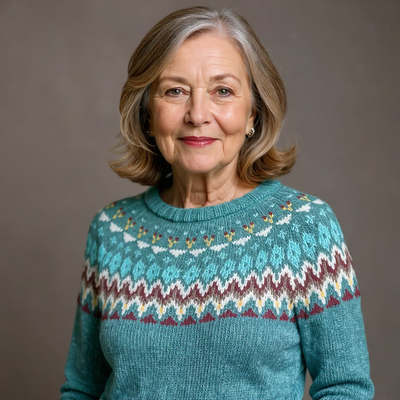 Sofija | Vintage Ručno Rađeni Islandski Džemper