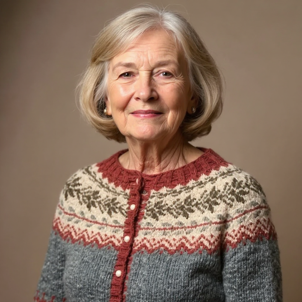 Atasha | Vintage Islandski Kardigan