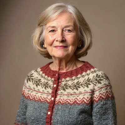 Atasha | Vintage Islandski Kardigan