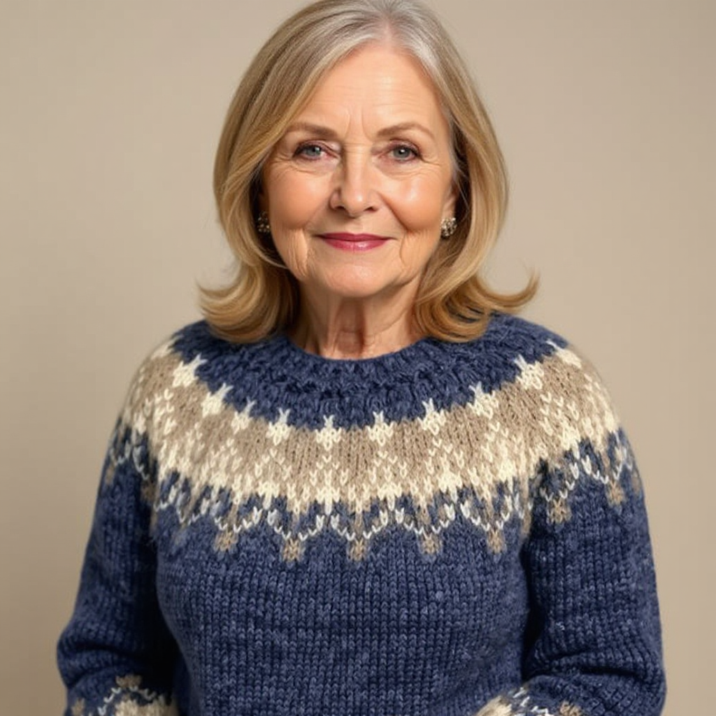 Samantha | Vintage islandski džemper