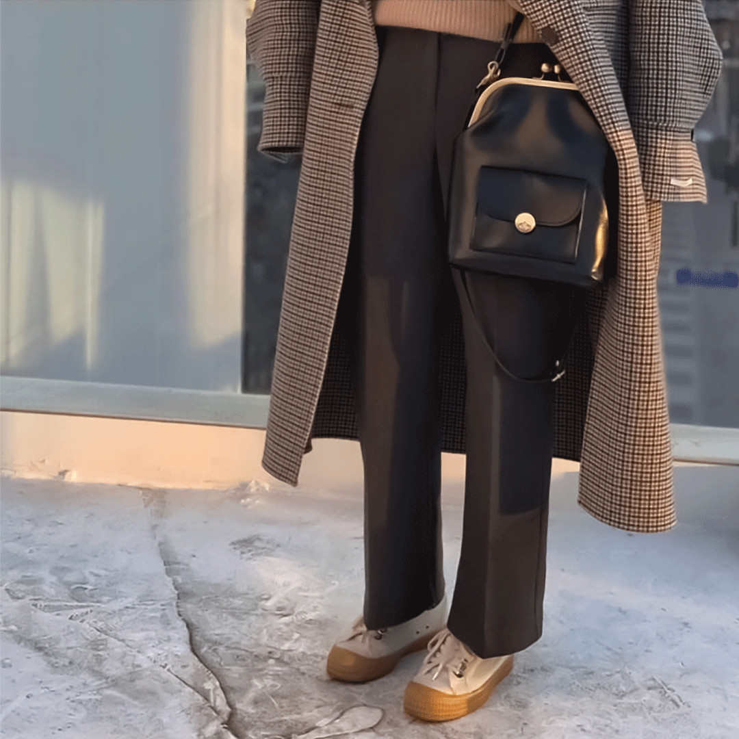 Vintage Kiss-Lock Torba - Retro Chic Osnovna