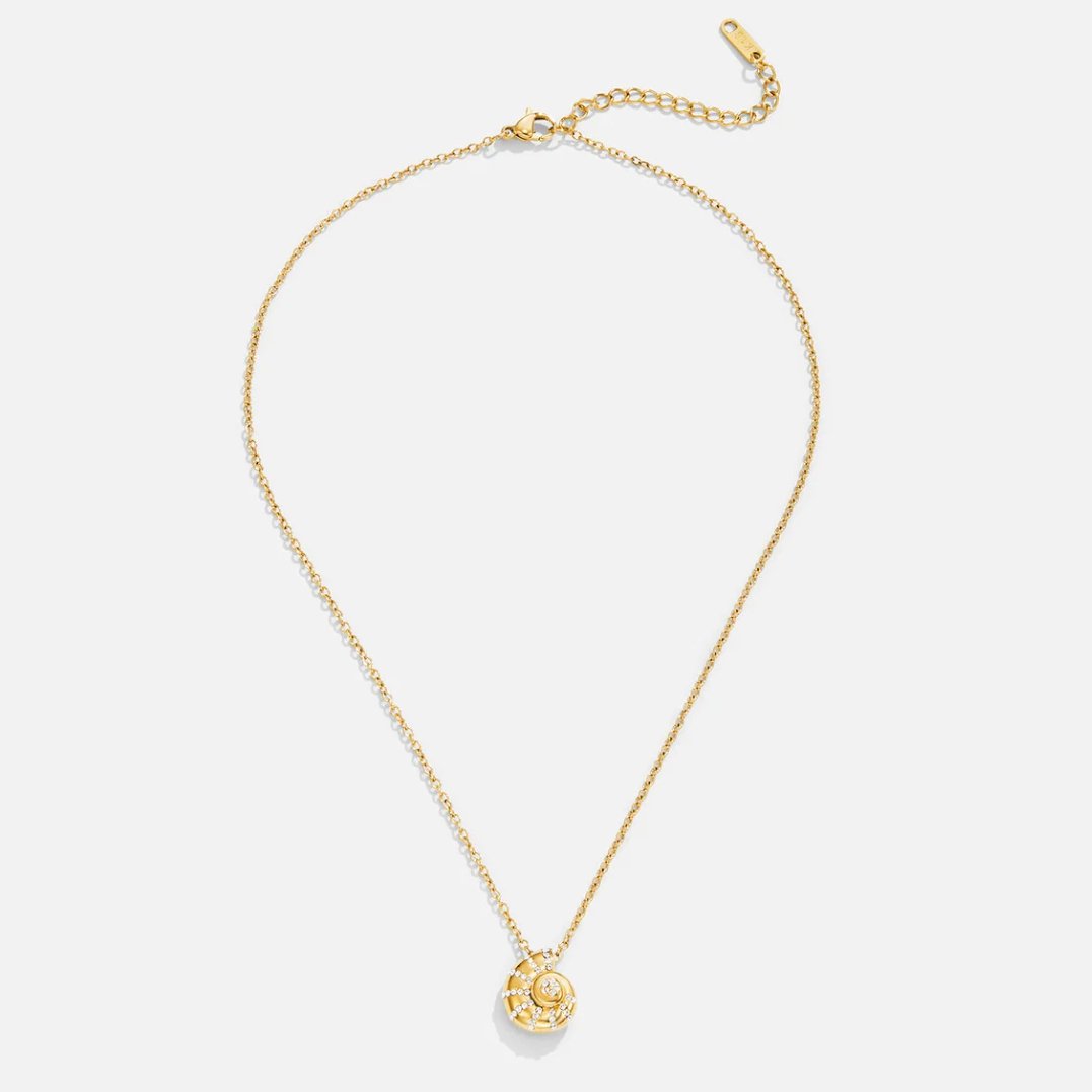 Ogrlica sa privjeskom u obliku kristalne školjke